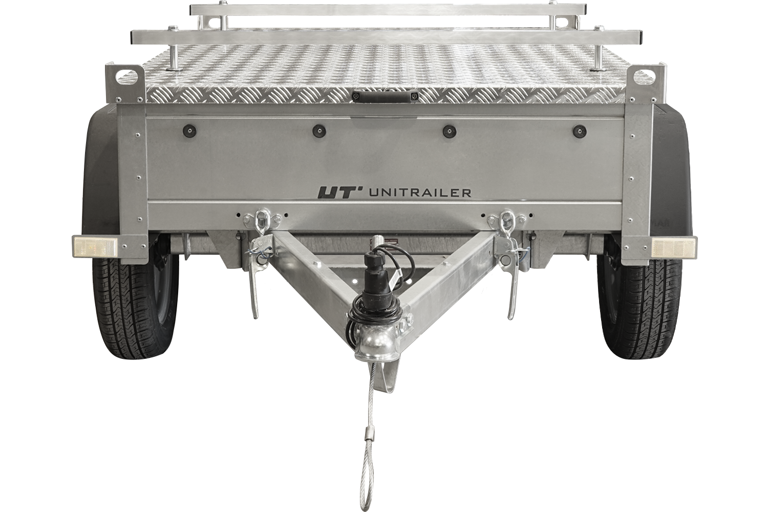 Przyczepa jednoosiowa Unitrailer GARDEN TRAILER 150 KIPP w zestawie aluminiową pokrywą