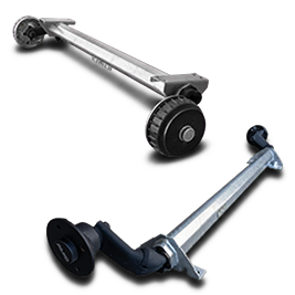 Osie do przyczep podłodziowych