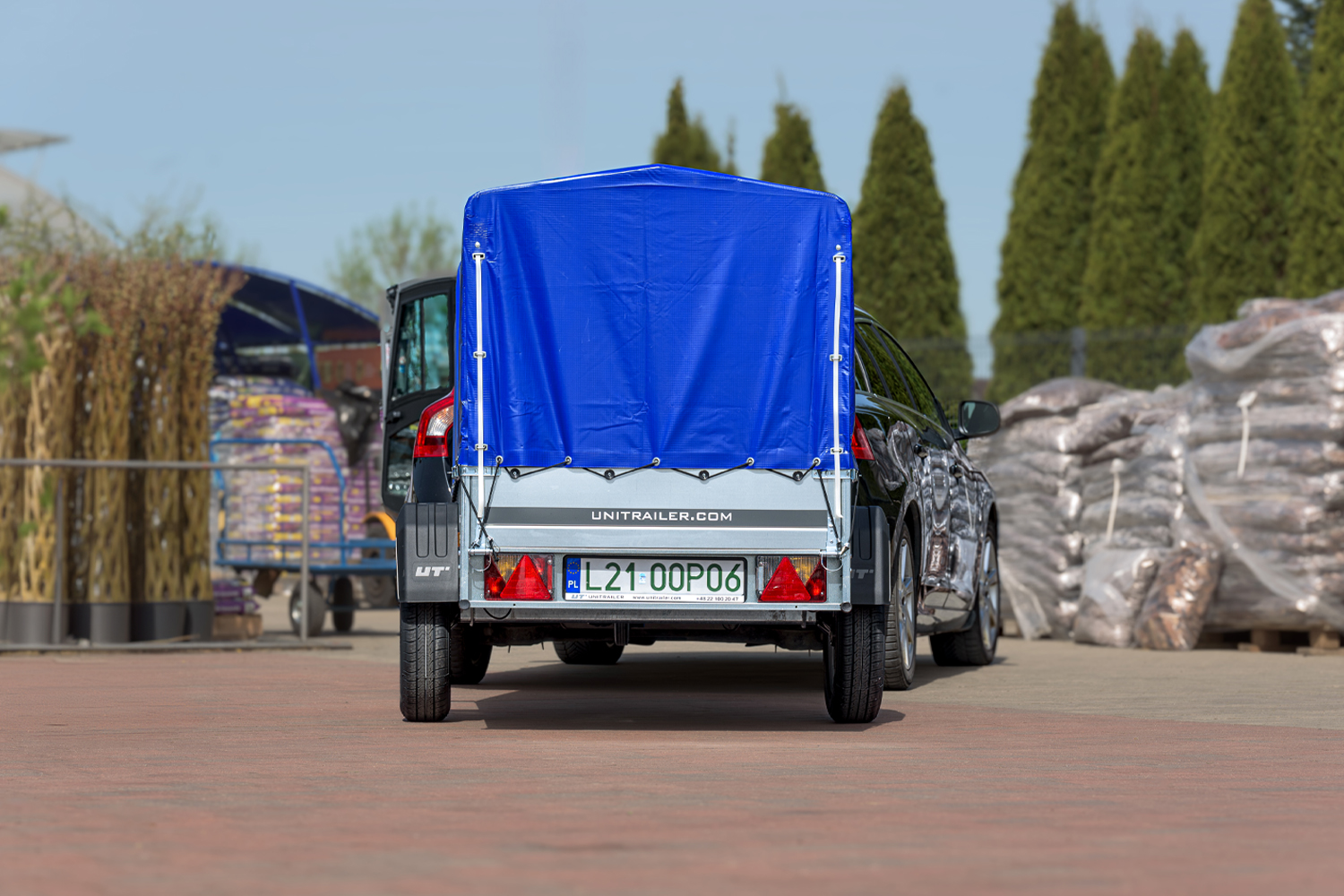 masa całkowita auta z przyczepą