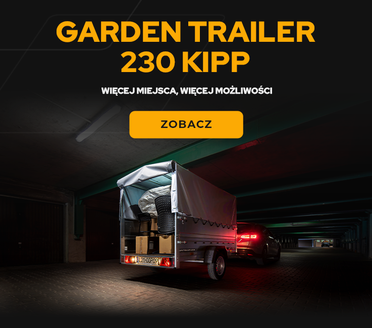 Garden Trailer 230 KIPP - więcej miejsca, więcej możliwości