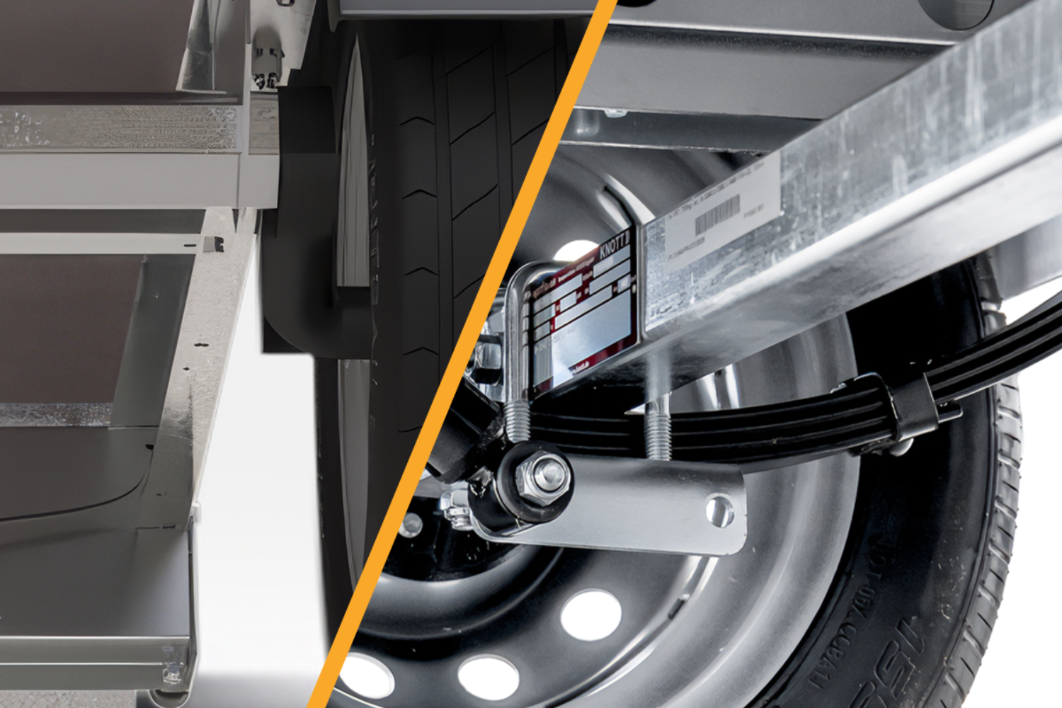 Przyczepka samochodowa - na resorach czy bez?