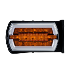 Lampa przednia HORPOL CLEOfront LZD 2789/W1 LED 3 funkcje uniwersalna