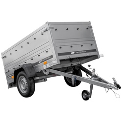 Przyczepka lekka 200x106 UNITRAILER GARDEN 200 KIPP z burtami BIS