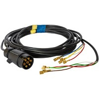 Instalacja elektryczna MANTES wiązka przyczepki 4m wtyczka 7PIN konektory 6.3