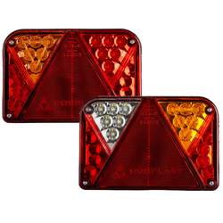 Lampy tylne DOBPLAST DPT35 LED 6 funkcji lewa+prawa