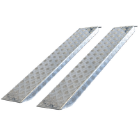 Najazdy UNITRAILER rampy najazdowe ALU do przyczepy lawety 125cm 400kg KOMPLET 2szt
