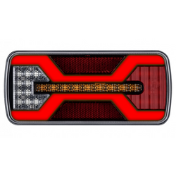 Lampa tylna KAMAR X-SPIDER L2425 LED 5 funkcji uniwersalna