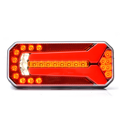 Lampa tylna WAŚ W150 1111L/P LED 6 funkcji uniwersalna