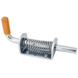 Zaczep burtowy STEELPRESS ZB-08 zasuwka sprężynowa / rygiel zamknięcia burty przyczepy