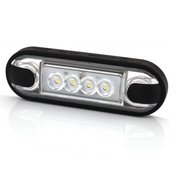 Lampa obrysowa biała HORPOL LD 3210 LED slim uniwersalna