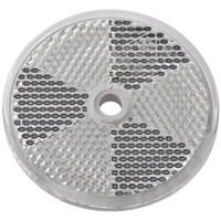 Odblask okrągły z otworem BIAŁY DOBPLAST 60mm światło odblaskowe