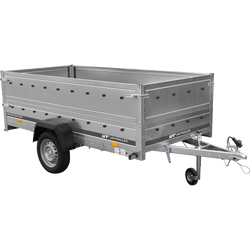 Przyczepka lekka 264x125 UNITRAILER GARDEN 264 KIPP z burtami BIS