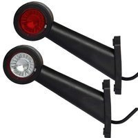 Komplet dwóch lamp obrysowych HORPOL LD 726 LED lewa+prawa na gumowym wysięgniku