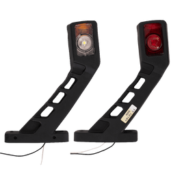Komplet dwóch lamp obrysowych TT TECHNOLOGY TT.12191 LED lewa+prawa na gumowym wysięgniku