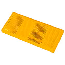Odblask prostokątny samoprzylepny POMARAŃCZOWY UNITRAILER 90x40mm światło odblaskowe