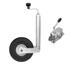 Koło podporowe z klemą obejmą WINTERHOFF ST48-260LB+KLE48 150kg 48mm 500-710mm