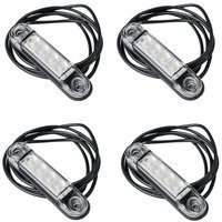 Komplet czterech lamp obrysowych HORPOL LD 2327 LED uniwersalnych slim