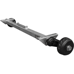 Oś hamowana KNOTT VGB13-M do przyczepy / lawety 1350kg 1450mm 1900mm 5x112