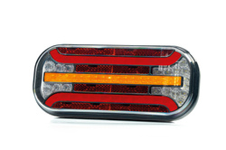 Lampa tylna FRISTOM FT-230 LED bajonet 6 funkcji uniwersalna