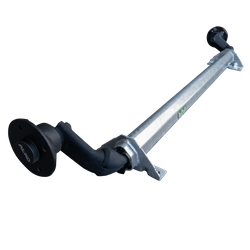 Oś niehamowana AL-KO OPTIMA do przyczepki podłodziowej 750kg 1100mm 1530mm 4x100