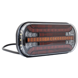Lampa tylna FRISTOM FT-230 LED 6 funkcji uniwersalna