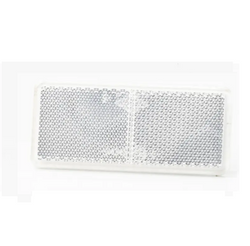 Odblask prostokątny biały FRISTOM DOB-035B 90x40mm światło odblaskowe