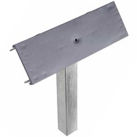 Podpora płaska boczna UNITRAILER dł 30cm wys 40cm do przyczepy podłodziowej SZARA