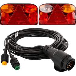 Lampy tylne FRISTOM FT-088 + wiązka MANTES 7m 13-PIN