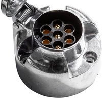 Gniazdo 7-PIN KAMAR do przyczepy haka holowniczego metalowe
