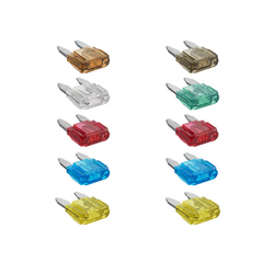 Bezpieczniki mini typu łopatkowego ProPlus 490371S mieszane 12V/24V zestaw 10szt.
