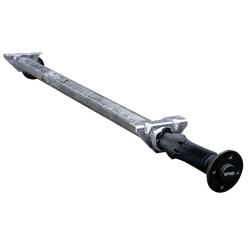 Oś niehamowana AL-KO OPTIMA do przyczepki 750kg 1260mm 1660mm 4x100