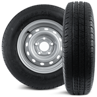 Komplet dwóch kół wzmacnianych do przyczepy OPONY LINGLONG 165/80 R13C 96/94N FELGI UNITRAILER 4.5Jx13"H2 5x112 ET:30
