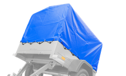 Pokrowiec na stelaż h-800 UNITRAILER plandeka do przyczepy 150x106cm GARDEN 150 KIPP
