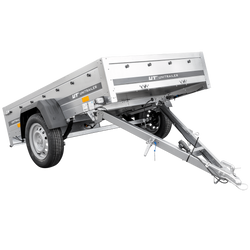 Przyczepka jednoosiowa na resorach 200x125 UNITRAILER GARDEN 201/R KIPP