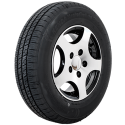 Koło wzmacniane do przyczepy OPONA KENDA 165/80 R13C 96/94N FELGA ALU STARCO poler 5Jx13"H2 5x112 ET:30