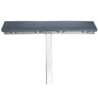 Podpora płaska boczna UNITRAILER dł 59cm wys 40cm do przyczepy podłodziowej SZARA