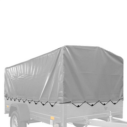 Pokrowiec na stelaż h-800 UNITRAILER plandeka do przyczepy 264x125cm GARDEN 264 KIPP i EXPERT PLUS 2612