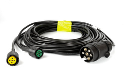 Instalacja elektryczna MANTES wiązka przyczepki 5,2 m wtyczka 7PIN bajonety 2x5PIN