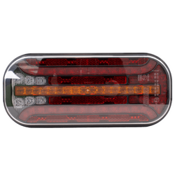Lampa tylna FRISTOM FT-230 LED 6 funkcji uniwersalna