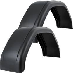 Komplet dwóch błotników do przyczepy 15-16" DE HAAN HMK 2480 nadkola 800/240mm
