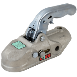 Zaczep kulowy KNOTT K27-A do przyczepy 2700kg z dyszlem rurowym 50mm żeliwny