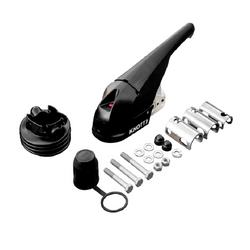 Zaczep kulowy ze stabilizatorem KNOTT KS30 do przyczepy 3000kg z dyszlem rurowym 35-50mm