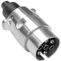 Wtyczka wtyk 7-PIN KNOTT do gniazda haka przyczepy lawety metalowa