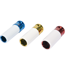 Nasadki udarowe do felg aluminiowych YATO YT-1056 17-21mm 3el.