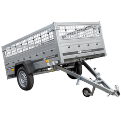 Przyczepka lekka 230x125 UNITRAILER GARDEN 230 KIPP z burtami siatkowymi