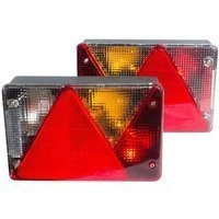 Lampy tylne ASPOCK Multipoint IV 7 funkcji lewa+prawa do przyczep UNITRAILER / TEMARED / NIEWIADÓW / NEPTUN / ZASŁAW