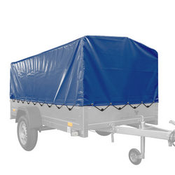 Pokrowiec na stelaż h-800 UNITRAILER plandeka do przyczepy 264x125cm GARDEN 264 KIPP