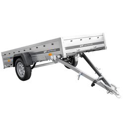 Przyczepka samochodowa na resorach 264x125 UNITRAILER GARDEN 264/R KIPP