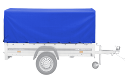 Pokrowiec na stelaż h-800 UNITRAILER plandeka do przyczepy 230x125cm GARDEN 230 KIPP