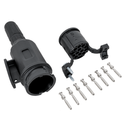 Wtyczka wtyk 13/8-PIN UNITRAILER TL0178 do gniazda haka przyczepy lawety